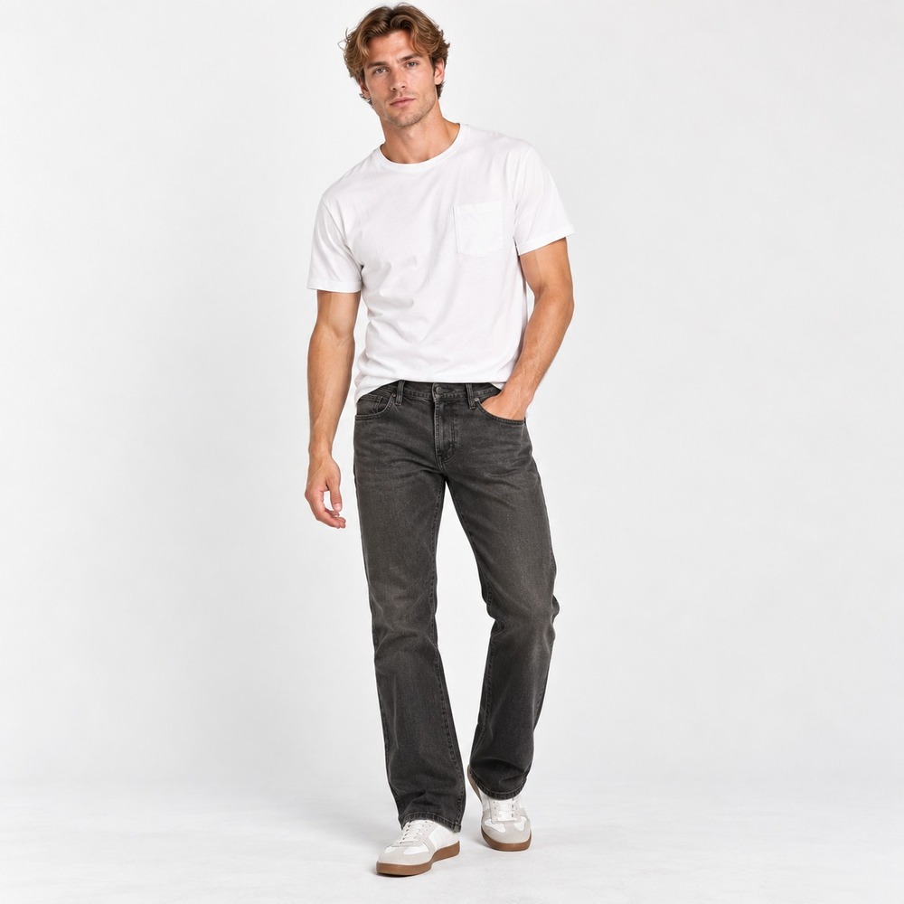 John Varvatos USA Bowery Slim-Straight Mens Jeans Black Size 32